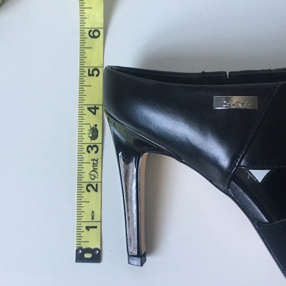 Calvin Klein Peep-Toe Heels Size 7 - Picture 4 of 8